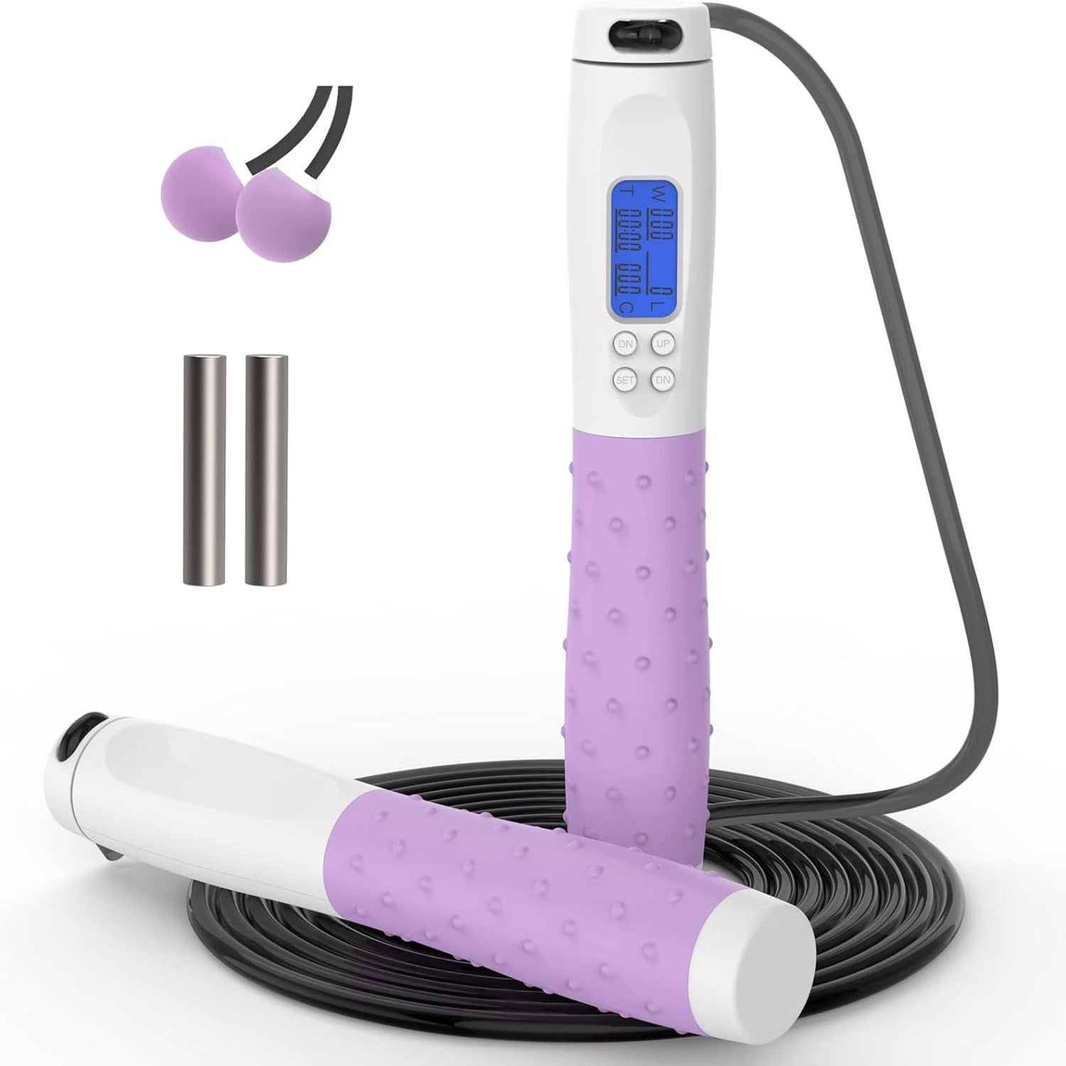 Smart Digital Jump Rope for Cardio Training and Fitness Progress