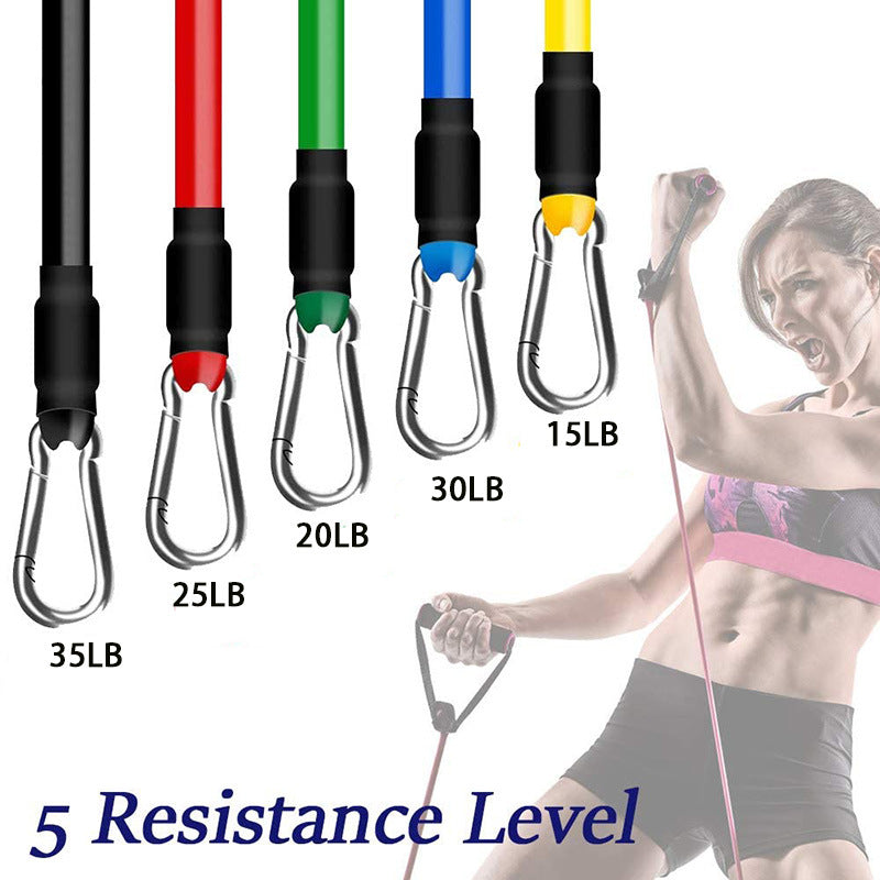 Ultimate 11-Piece Resistance Band Set for Strength Training